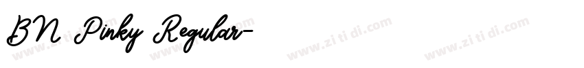 BN Pinky Regular字体转换